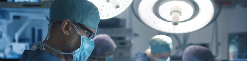 Surgeon at work